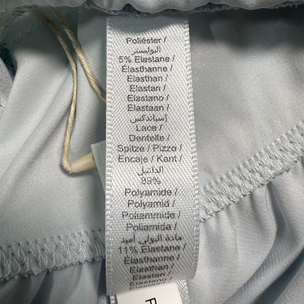 SKIMS | Woven Shine Babydoll and Short Set | XS | Cloud - Picture 6 of 8